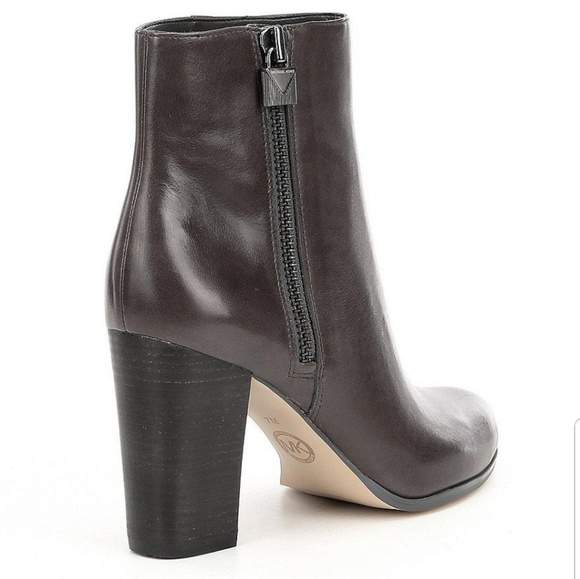 michael michael kors margaret leather booties